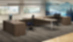 2 Person Shared Desk and Workstation