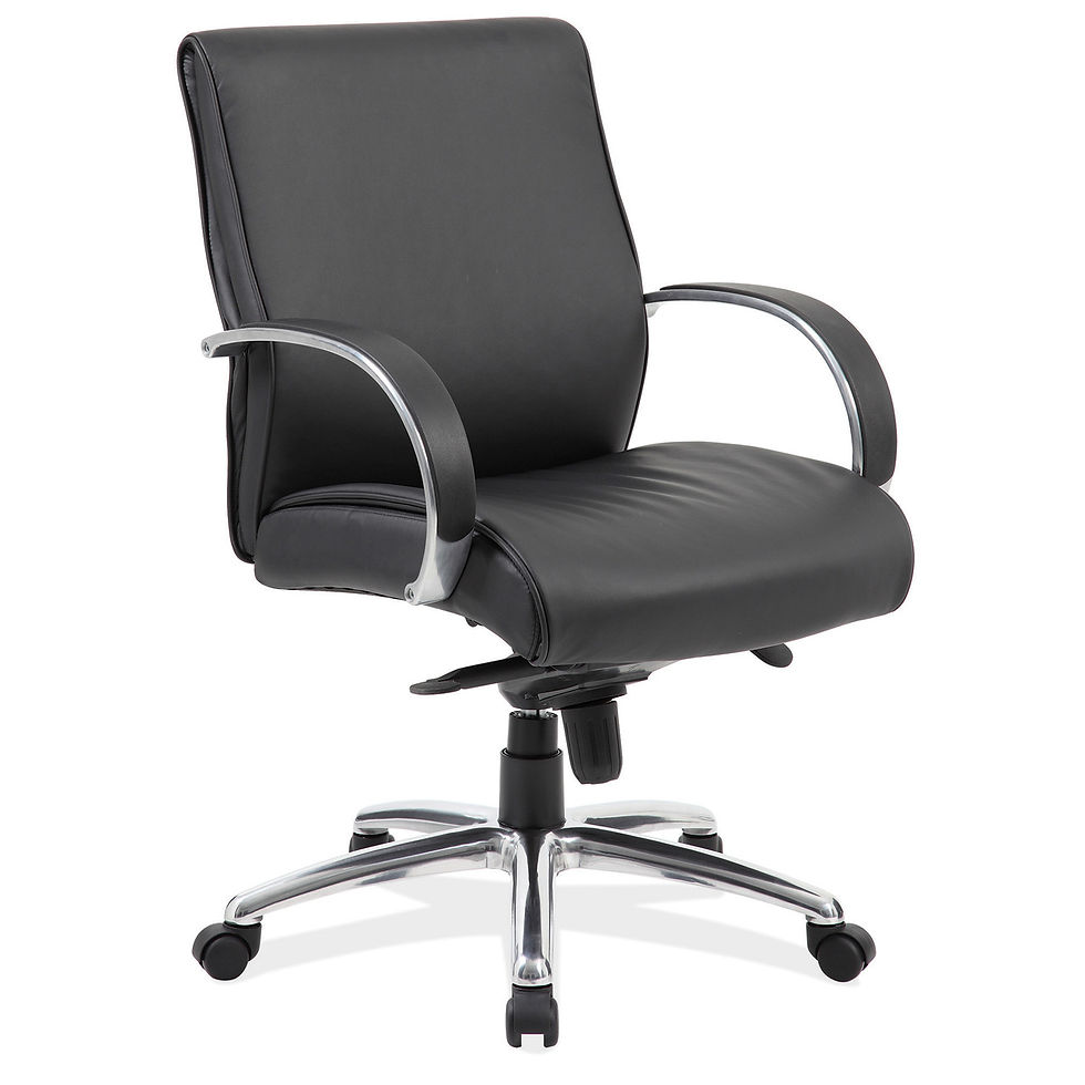 Thumbnail: Low or Short Conference Chair Modern Style angle view