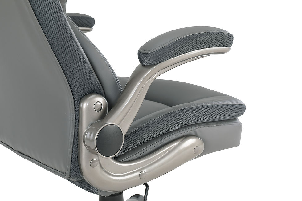 Thumbnail: Stylish Conference Chair with Flip Up Arms in Gray