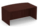 Thumbnail: Bow Front Desk with Drawers 66x35