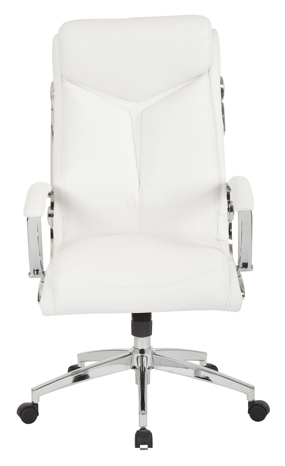 Thumbnail: Cushiony Conference Chair in White front view