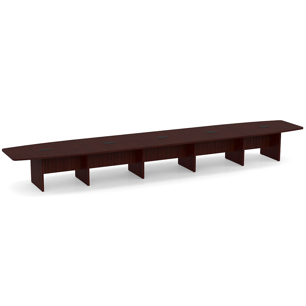 Thumbnail: 22 ft Boat Shaped Conference Table