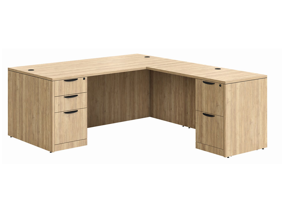Thumbnail: L Shaped Desk in Aspen