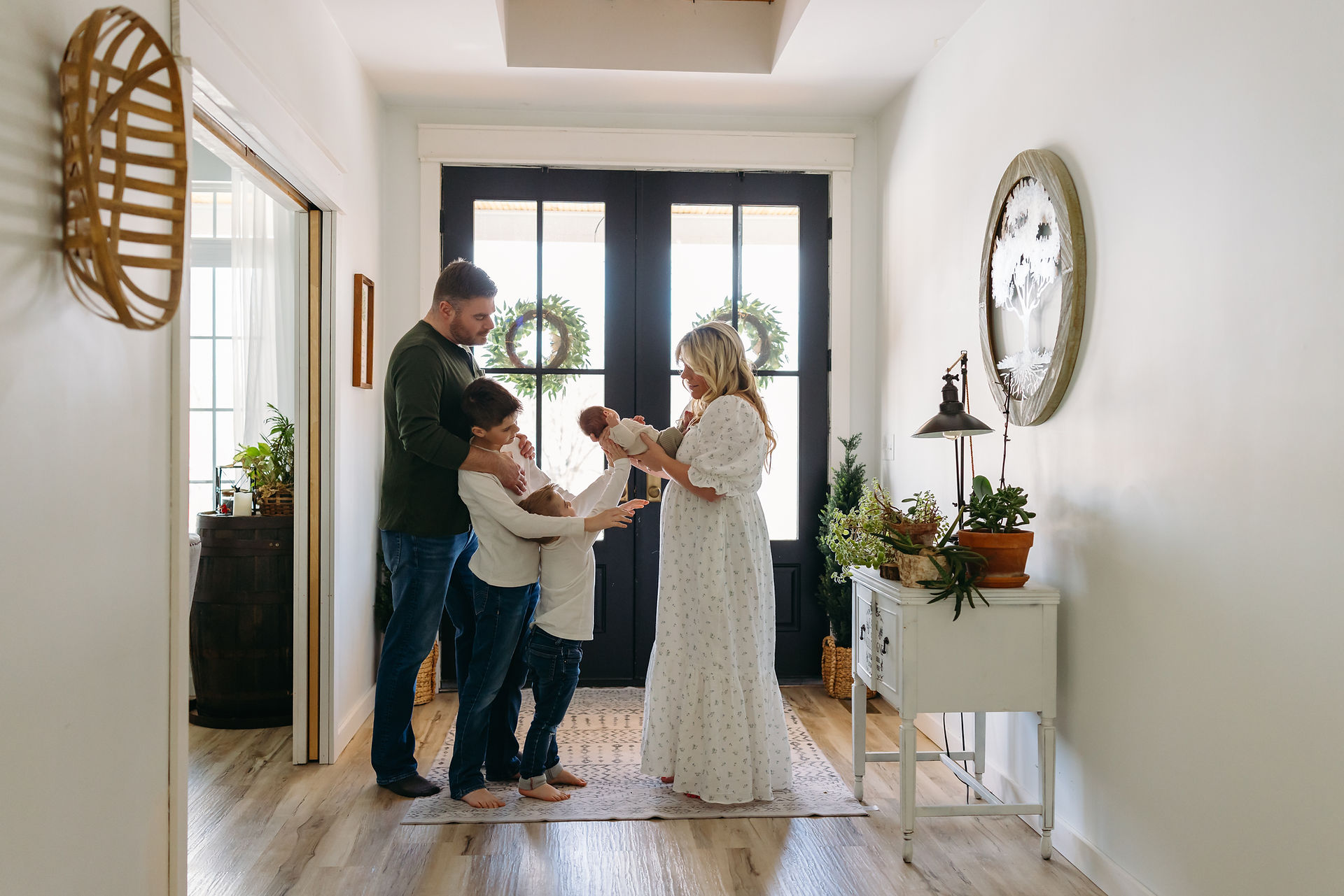 michigan in home newborn photographer
