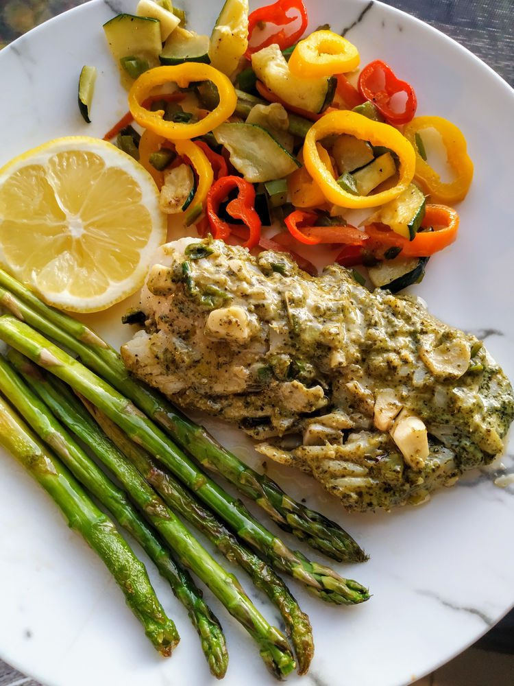 Cod Fish in Green Sauce