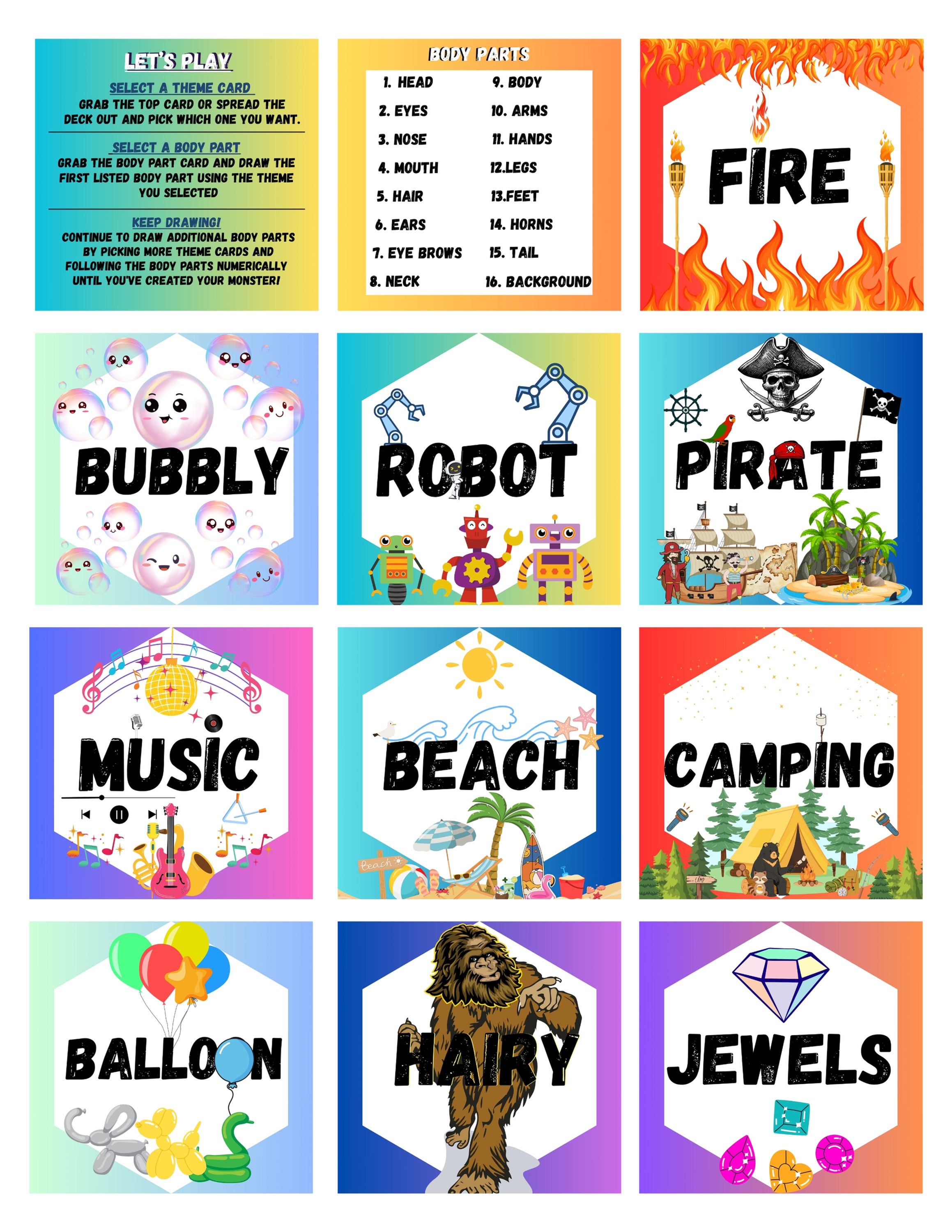 Monster Mashup Downloadable PDF - Extended