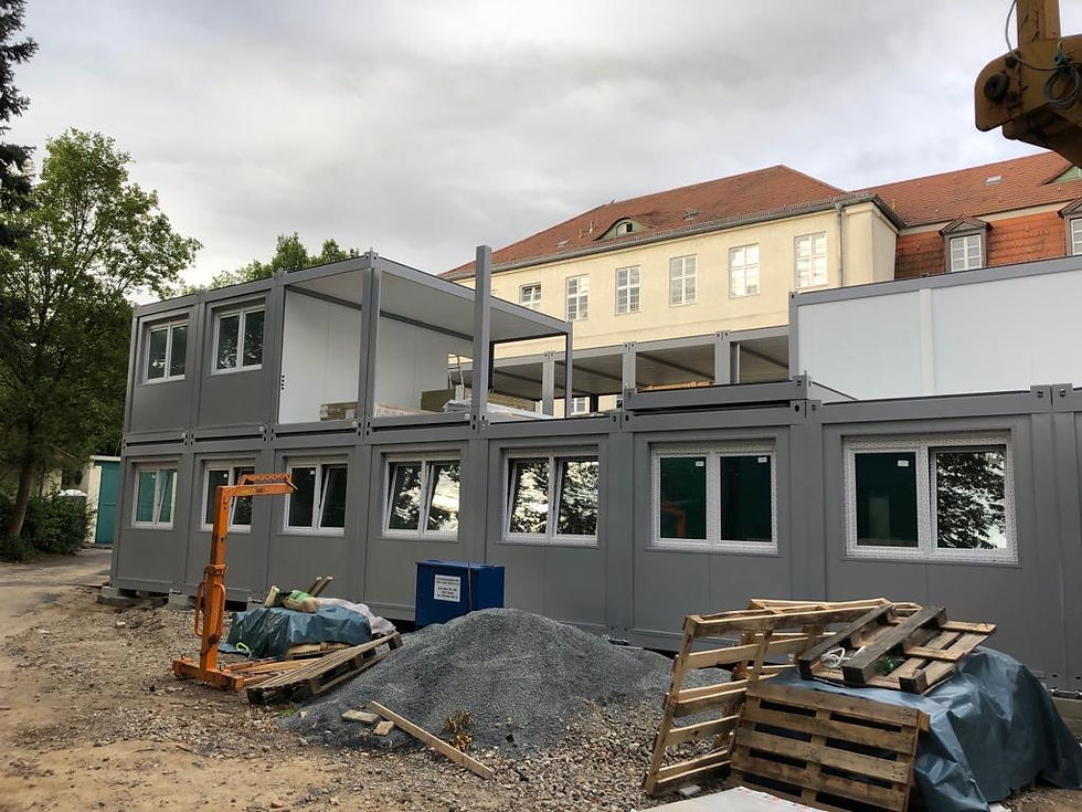 Aufstellen EG und 1. OG