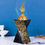 Thumbnail: Elegant Gold-Decorated Resin Incense Burner: Perfect for Office, Wedding, or Par