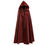 Thumbnail: Witchcraft Vampire Robe Hooded Cloak Cosplay Satin Medieval Cloak With Hood Monk