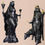 Thumbnail: Greek Witch Statue Figurine, Festival Decoration Hecate Witch Modern Hounds of M