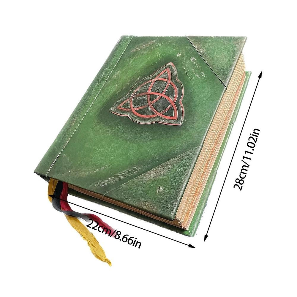 Charmed Book Of Shadows Green Journal Cover Bound Journal Blank And Lined 350 Pa