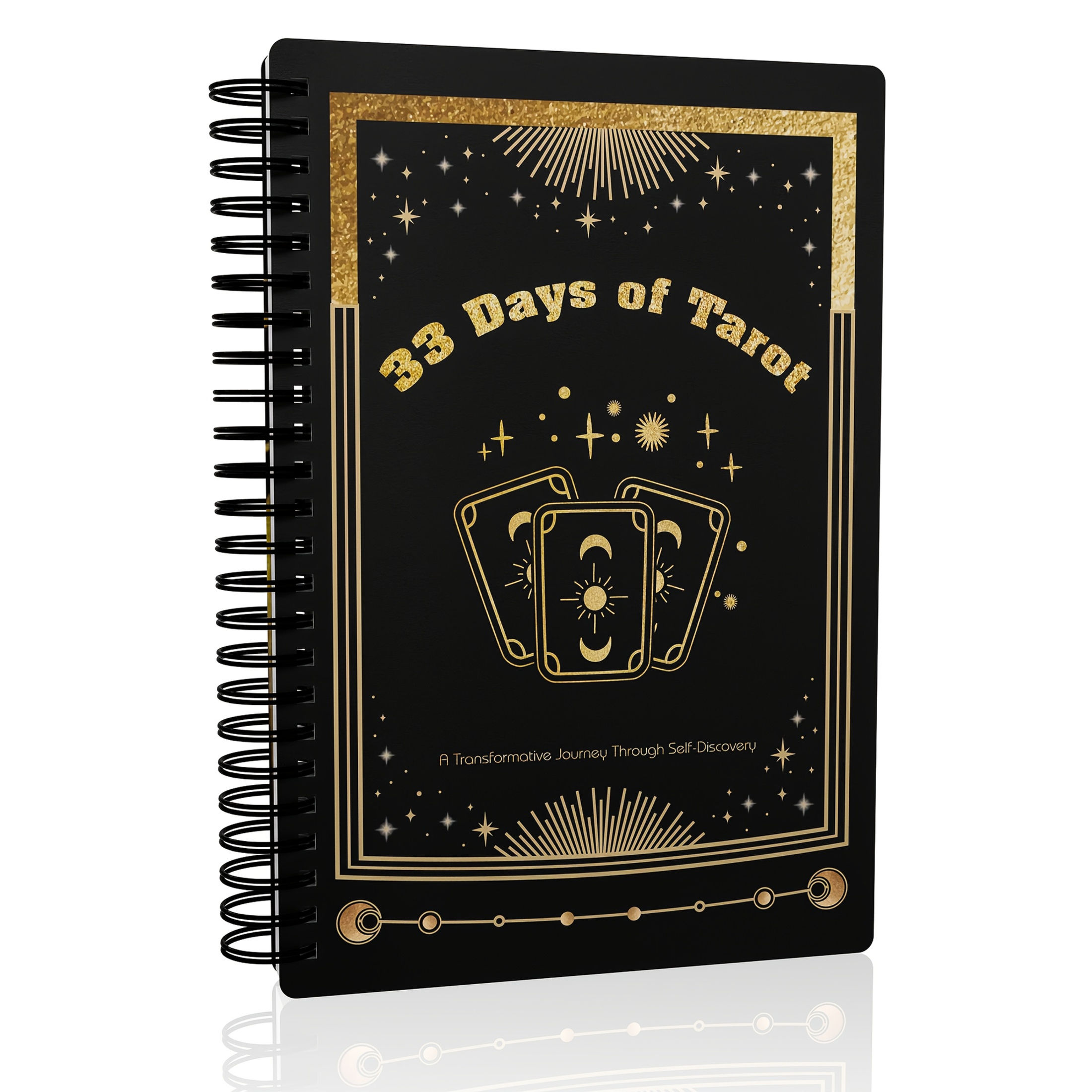 33-Day Tarot Challenge Journal - A5 Size (5.9x8.5") | Deepen Your Tarot Knowledg