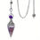 Thumbnail: 7 Chakra Crystal Pendulum - Natural Stone Divination & Dowsing Pendant, Antique 