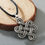 Thumbnail: Witch Knot Talisman Celtic Eternity Knot Necklace Silver Irish Knot Pendant Celt