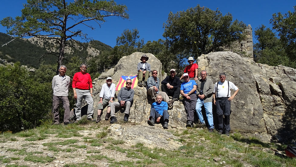 El grup al Castell de Roset
