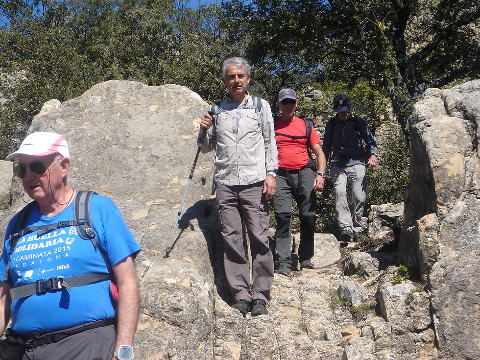 Arribant al "menjador" del castell