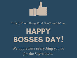 Celebrating Bosses