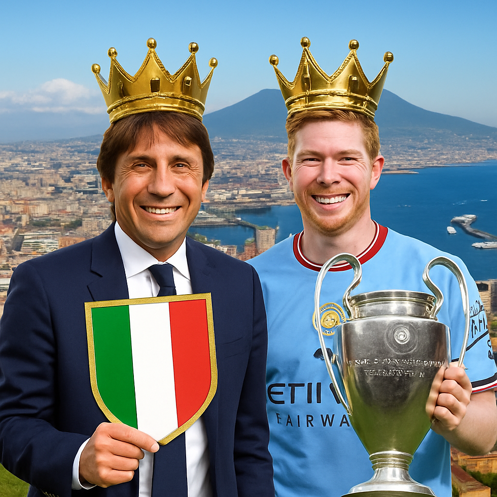 ANTONIO CONTE E KEVIN DE BRUYNE