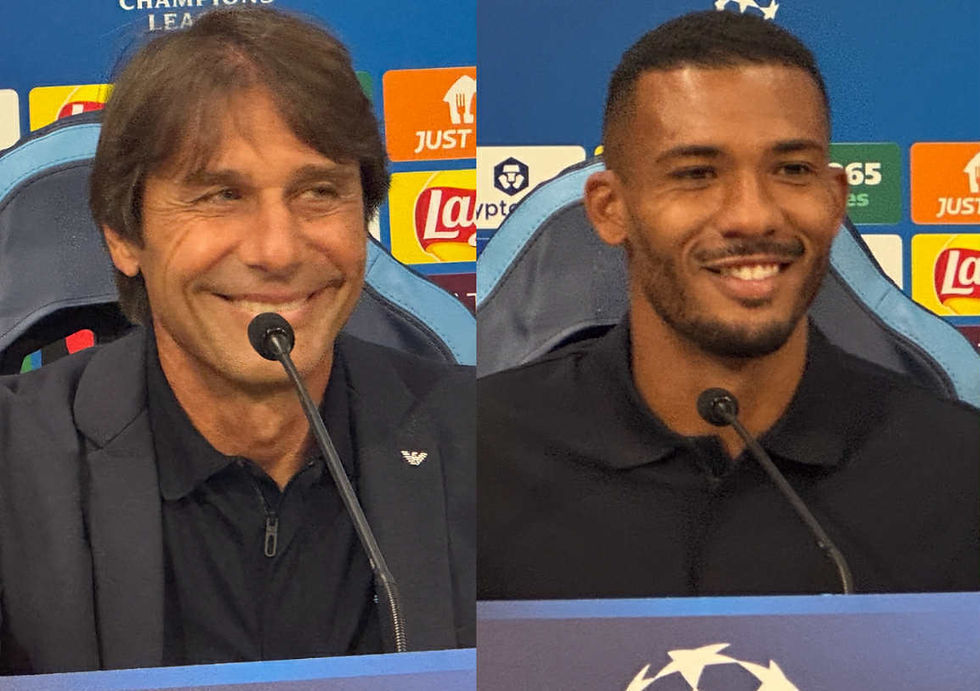 ANTONIO CONTE E JUAN JESUS IN CONFERENZA PRE GARA CONTRO LO SPORTING LISBONA