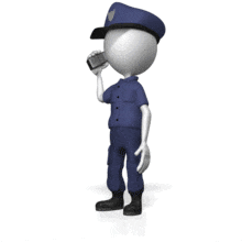 animated policeman