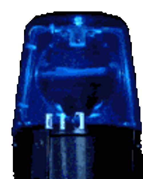 Blue Flashing Light