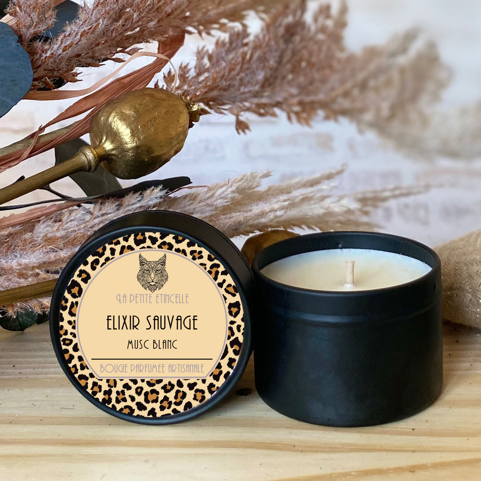 Petite Bougie Elixir sauvage | Musc blanc