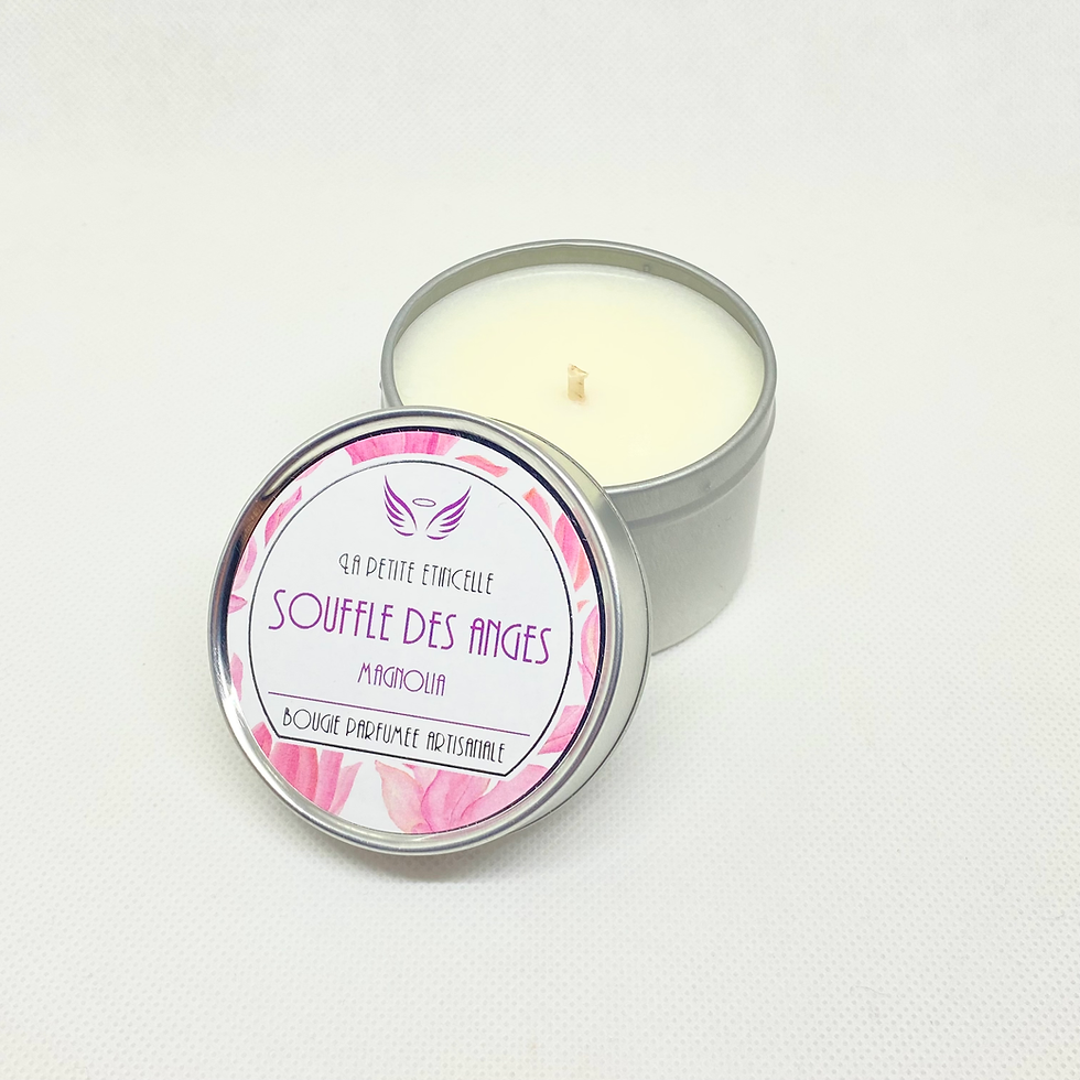 Miniature : Petite bougie Magnolia | Souffle des Anges 100gr