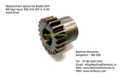 RM Spur Gear, R56-210-307-4, Z=20, Feed