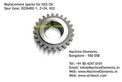 Spur Gear, D226402-1, Z=24