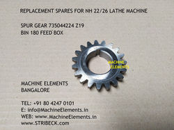 SPUR GEAR 735044224 Z19 BIN 180 FEED BOX