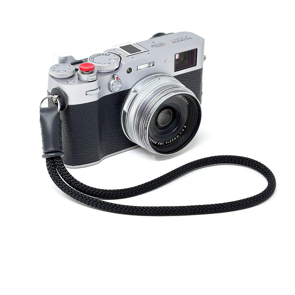 CORDY Premium Braided Rope and Leather Camera Wrist Strap