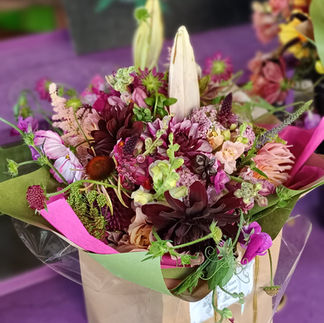 Seasonal Flower Bouquet from Welsh Flower Barrow