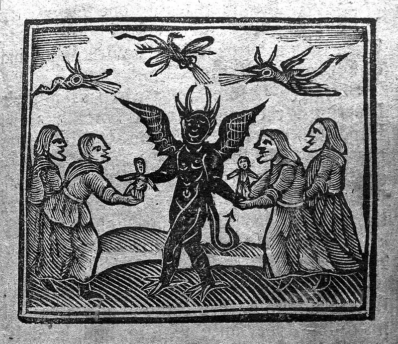 Illustration of 'Witches' and the 'Devil'