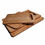 Thumbnail: The image showcases a stack of four wooden cutting boards of varying sizes, each with a natural wood grain pattern. Some of t