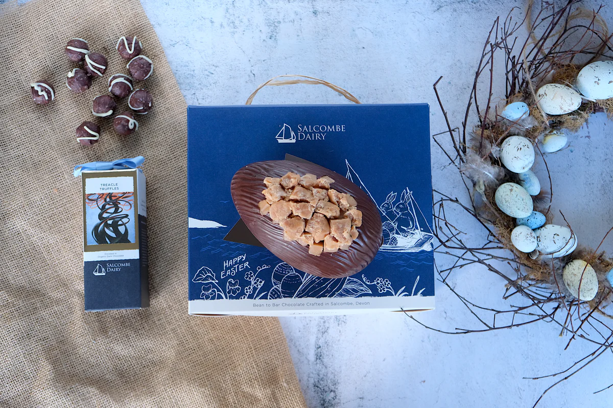Dark Chocolate Fudge Egg from Salcombe Dairy