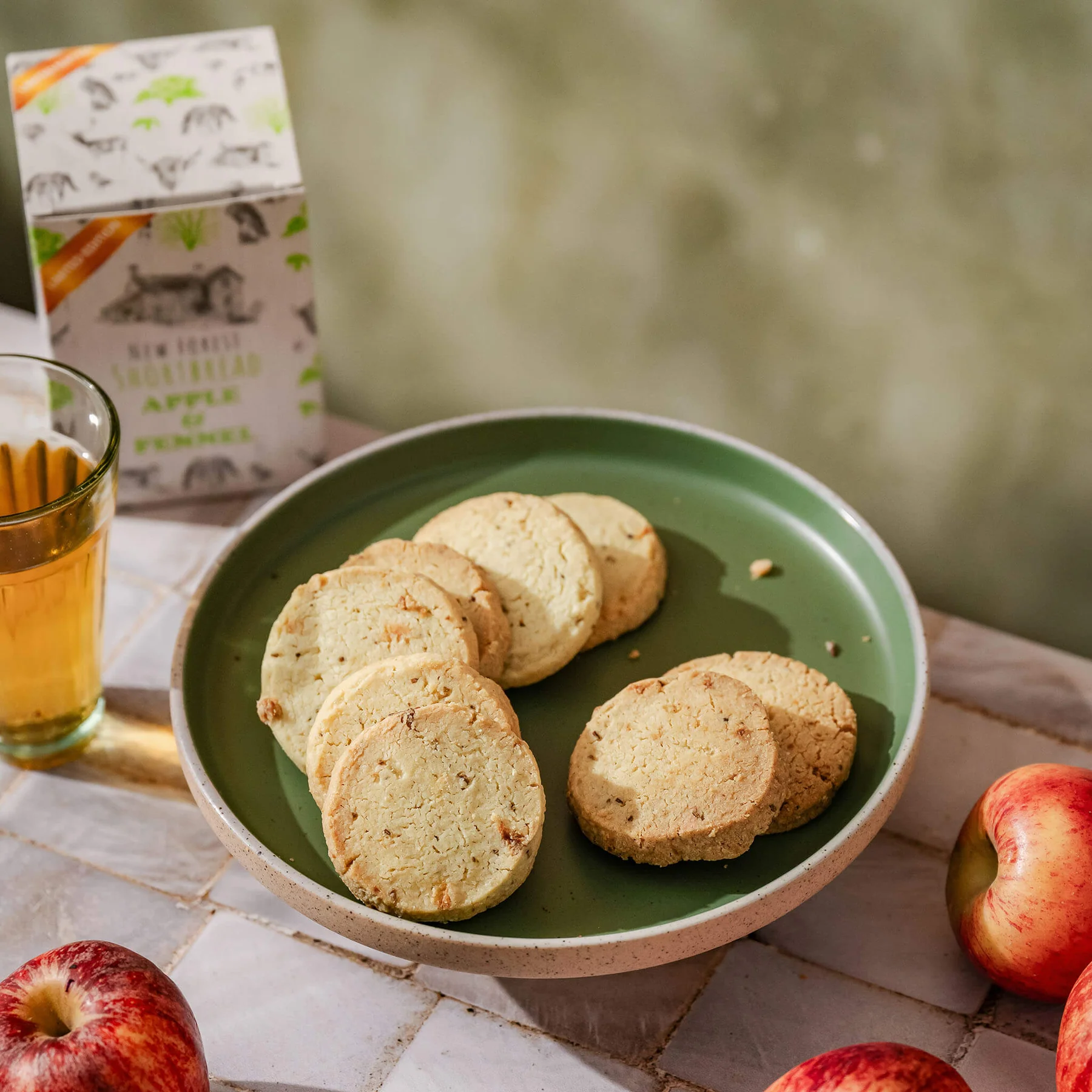 New Forest Shortbread Apple and Fennel Shortbread