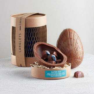 Milk Chocolate Easter Egg with Trevethan Gin from Langleys