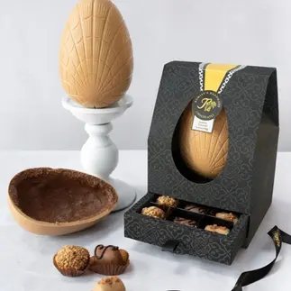Luxury Chocolate Caramel Easter Egg from Rumsey's