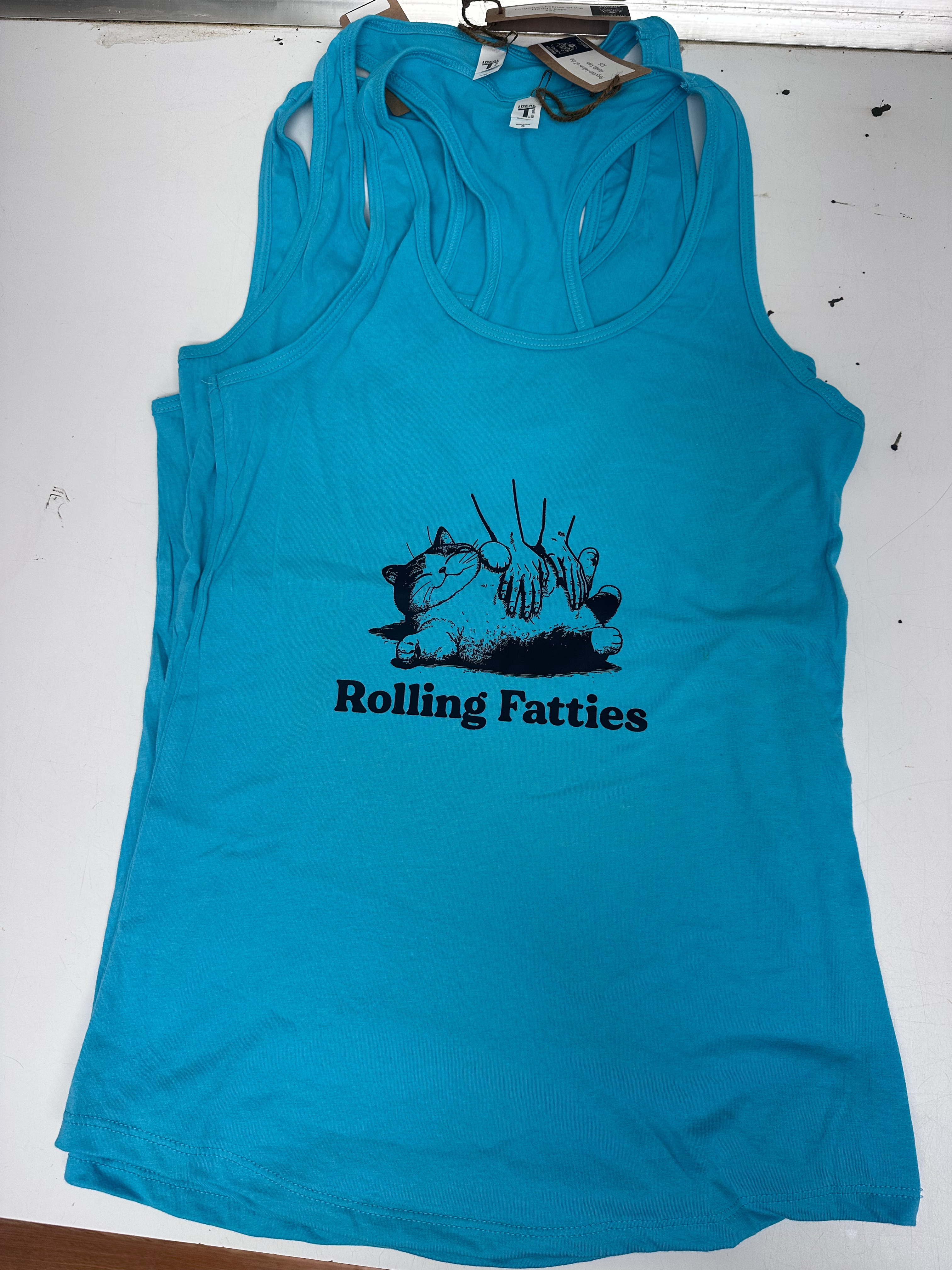 Rolling Fatties Blue Tank