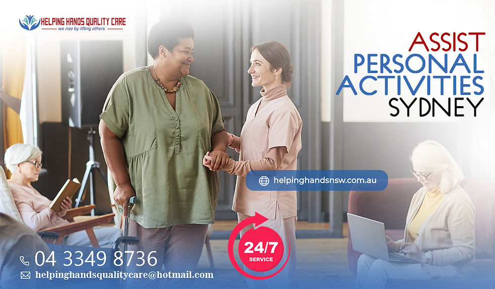 Assist personal activities Sydney