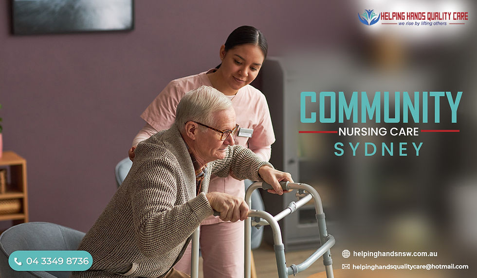 Community nursing care Sydney
