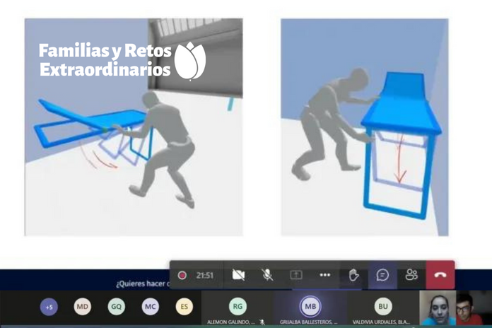 Design and development of a shower support prototype by ITESO students.