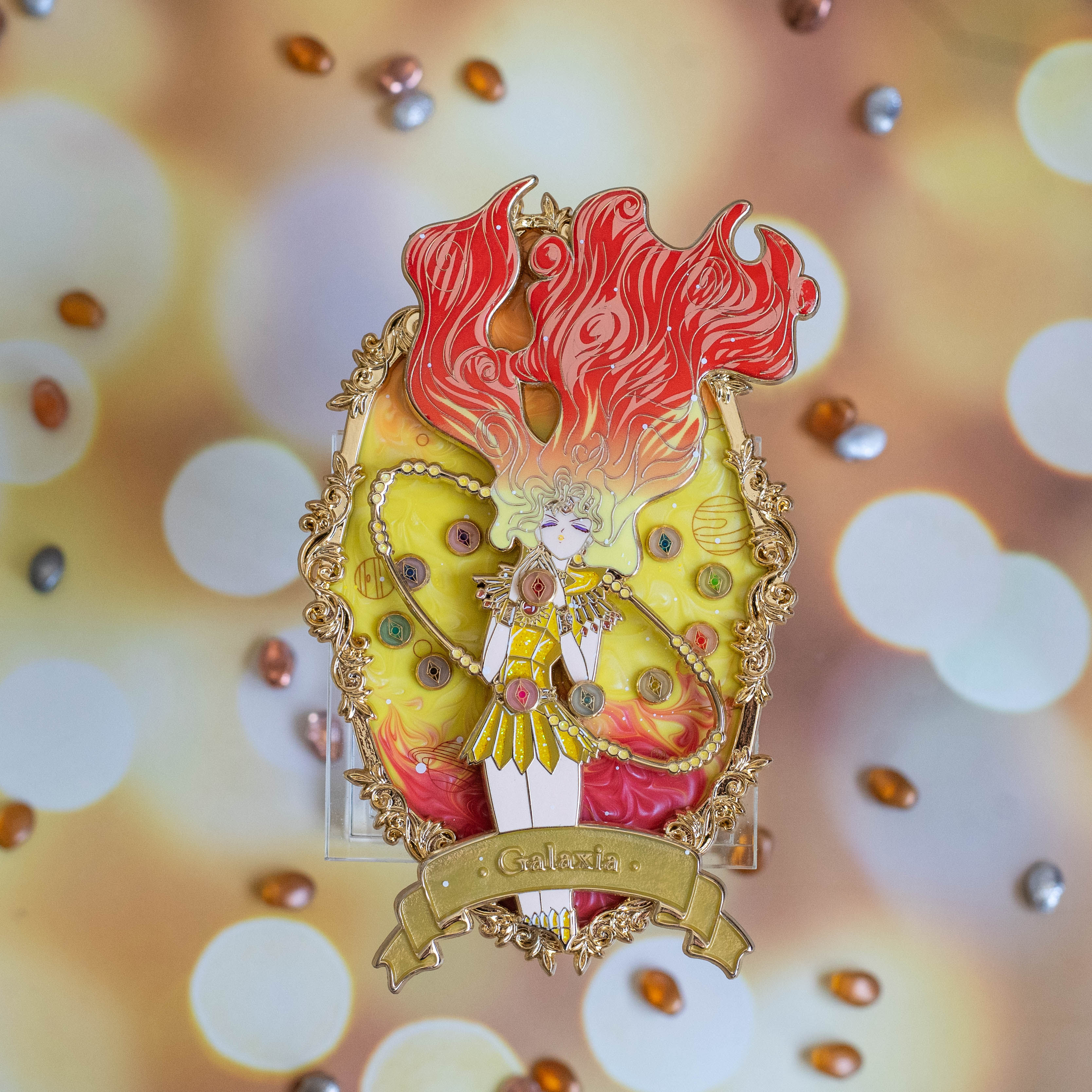 美少女戰士 時空畫框 襟章 - Galaxia (同人 fanart)