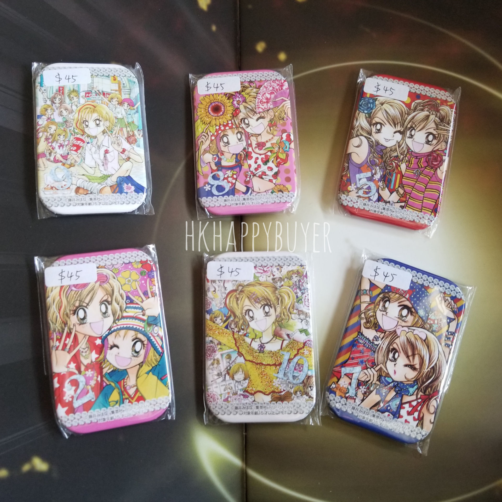 辣妹掌門人 日本限定 原畫長方襟章 十一款選