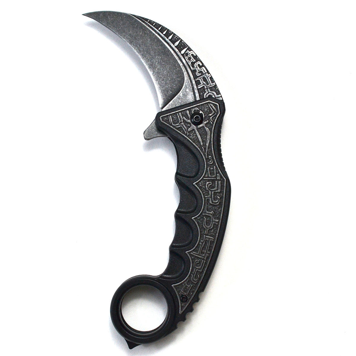 7" Folding Pruning Blade Black