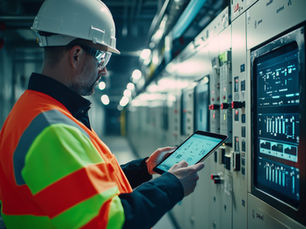 electrical engineer conducting an arc flash analysis