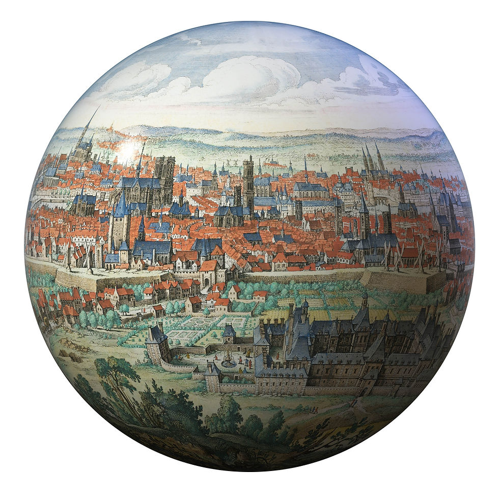 Thumbnail: Paris, Merian  1638