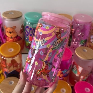 Bambi 16oz Beer Can Glass