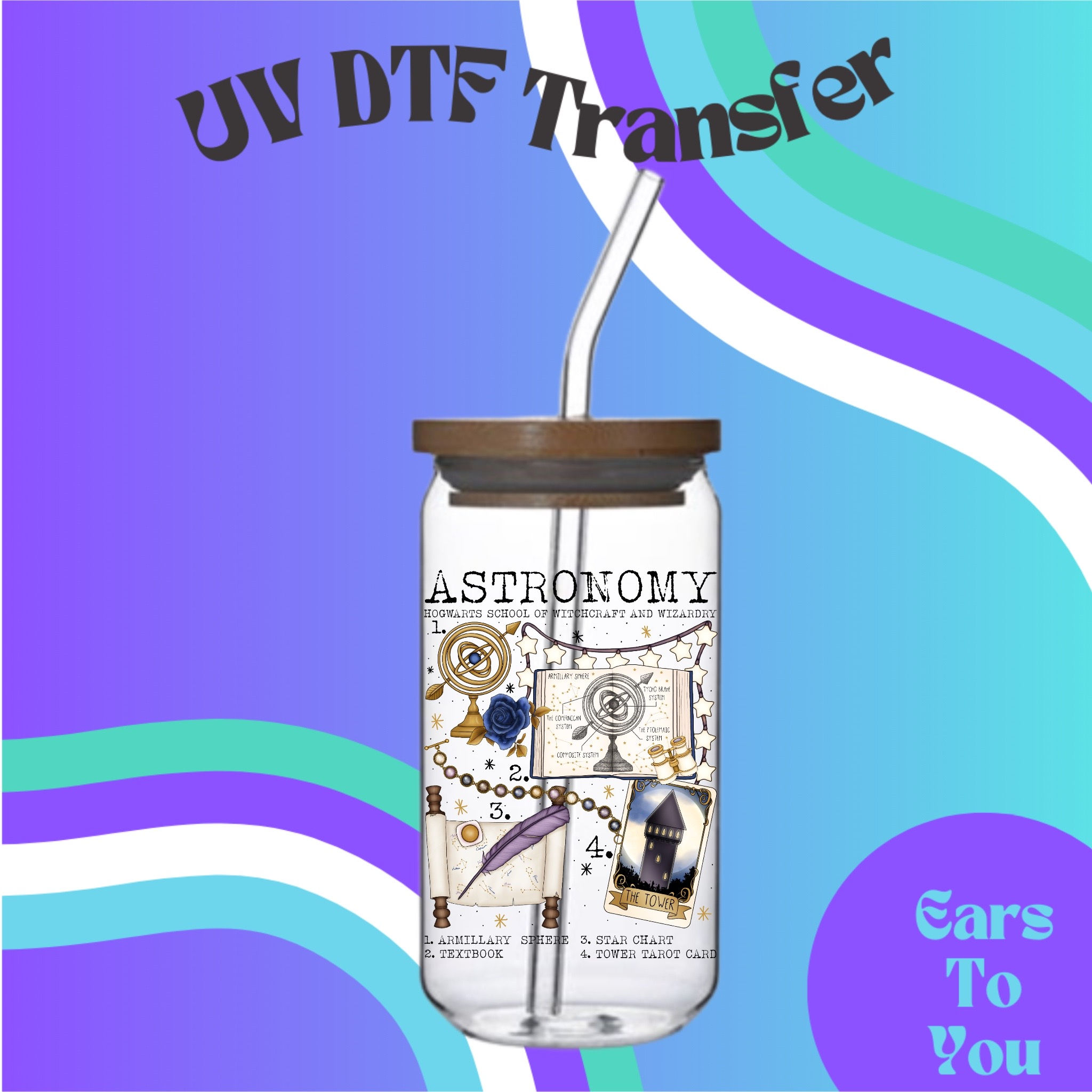 Astronomy Decal UV DTF