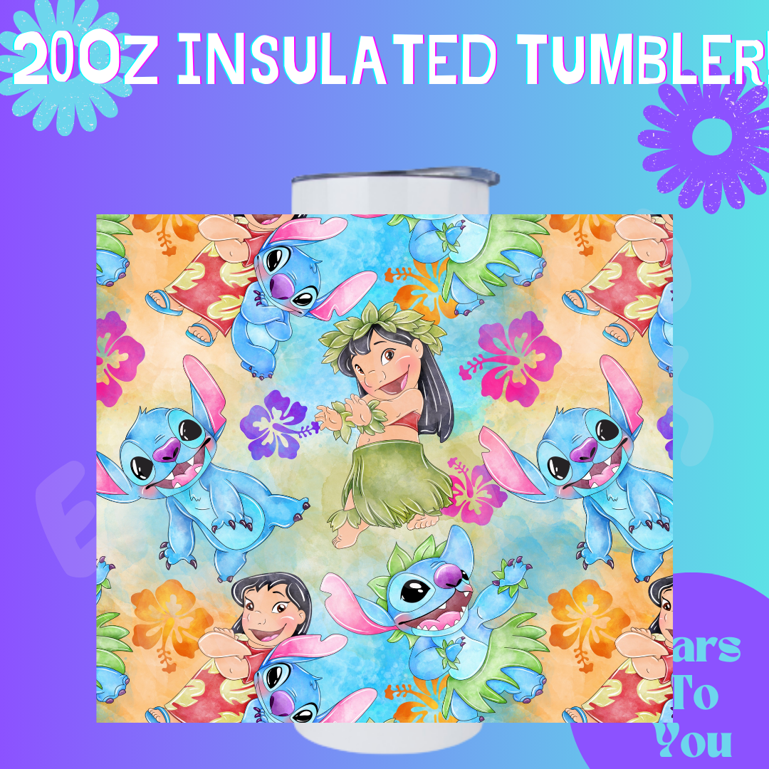 Lilo and Stitch 20oz Insulated Tumbler